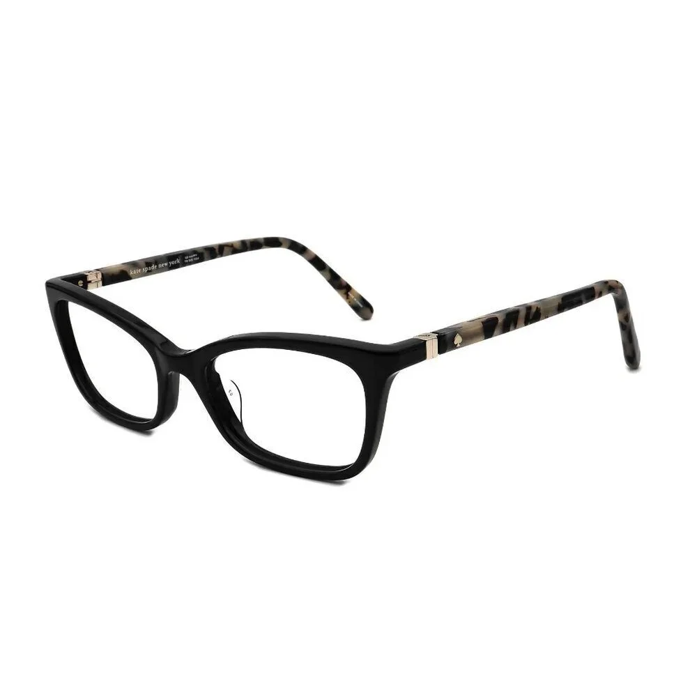 Kate Spade DELACY 07KI Eyeglasses 50-18 130 Black Havana New MSRP $188